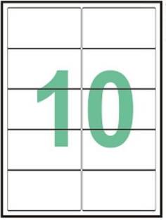 DESMAT A4 sheet 10 label and sticker Self-adhesive Paper Label