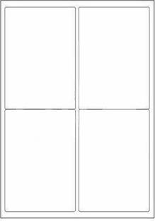 finality Easyship Sticky Labels Sticker, A4 Size Sheet with 4 Pre-Cut Labels Per Sheet -100 Sheets = 400 Label Self Adhesive Paper Label