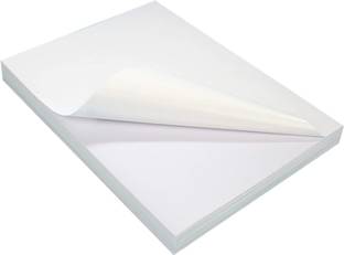 RKTech Wood Quality A4 Size Label Compatible with all Type Printer Pack of 100 Sheet Self Adhesive Premium Quality Paper Label