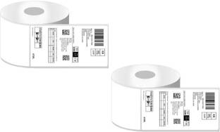HEAVIX Direct Thermal Shipping Sticker Label Tape Roll Size: 3inch x 5inch, 1000 Labels Self Adhesive Paper Label