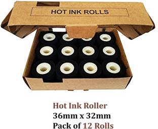 SMARTSON Smartson Coding Ink Roll 36mm*32mm (12 Pcs) Ink Roll Paper Label