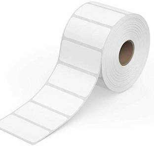 True-Ally 60x40 (DT) Barcode Label-500 Label/Roll -2.5"x1.5"- Pack of 10(5000 LabelsTotal) White Self Adhesive Sticker for Printing Barcoding Paper Label