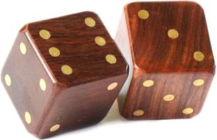 DESI KARIGAR Set Of 2 Wooden Paper Weights  with Glossy