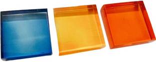 Ganesh High Quality Acrylic Paper Weights  with Set Of 3 Colors