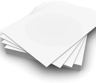 Uttam White Color A3 Size Cardstock Sheets for Art and Craft Pack of 12 Sheets 300 GSM Paper Weights  with Mate
