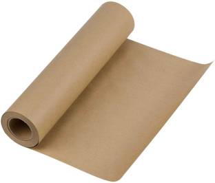 Eco Kraft Brown Packaging Paper Paper Roll 22 Inch* 5 Mtr For E-Commerce, Shipping, Packaging & DIY Projects 100 gsm Paper Roll