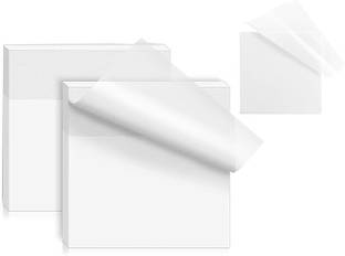 MR CRAFT Transparent sticky notes White 3 x 3 inch 70 gsm A4 paper