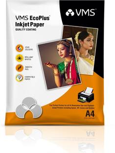 VMS Eco Plus 130 GSM Glossy Photo Paper 100 sheets Unruled A4 130 gsm Photo Paper