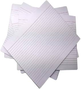 First Click ANSWER SHEETS EXAM PAPER 400 SHEET WITHOUT FOLD WITHFOLD 800 SHEET 1600 PAGE BOTH SIDE RULED 54X22 CM 70 gsm Multipurpose Paper