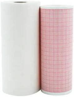 MEDIGROW Paper Rolls for ECG Machine 80 MM x 20 METER 80 MM 70 gsm Thermal Paper