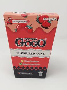 CAPTAIN GOGO Natural Flavour strawberry pre rolled 30 cone rolling paper pre rolled King Size 13 gsm Paper Roll