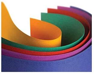 Sejas Collections | Pack of 10 | Multicolor BIG / FULL Size Pastel Sheets / Chart Paper, Plain / Unrulled, Ideal for schools, home, College & Corporate craft projects, 70x55 centimetres, 200 gsm Drawing Paper