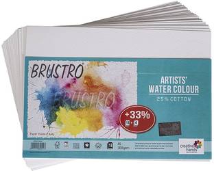 BRuSTRO Cotton Cold Pressed A5 300 gsm Watercolor Paper