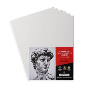 ColorSplash Cartridge Drawing Paper 60 Sheets Best for sketching and drawing Blank A/4 140 gsm Drawing Paper