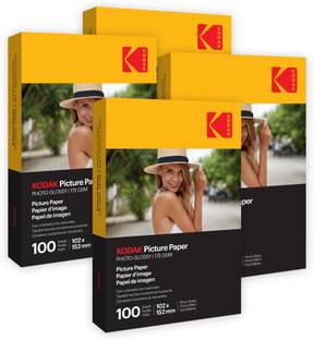 KODAK High Glossy InkJet Photo Paper (102x152mm) 400 Sheets Unruled 4x6 175 gsm Photo Paper