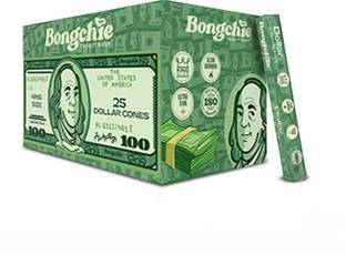 Bongchie Perfect Roll - Dollar Cones Box of 25 | King Size | 14 gsm A4 paper
