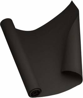 K K Industrial : Black Paper Roll 24 Inch X 10 Meter 80 gsm Craft paper
