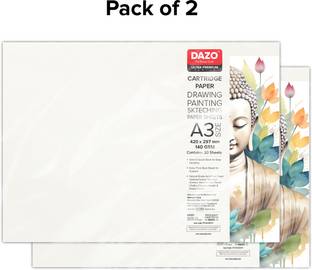 dazo Sketching Paper Unruled A3 140 gsm A3 Paper