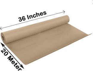 YNK BROWN SERIES Unruled 36 Inches X 20 Meter 120 gsm Paper Roll