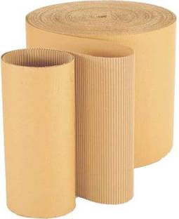 Mr Packers Golden Corrugated Sheet 30 Inch 10 Mtr For E-Commerce, Shipping, Packaging & DIY Projects 140 gsm Paper Roll