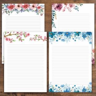 जसलन Letter Writing Paper रूल्ड A4 प्रोजेक्ट पेपर