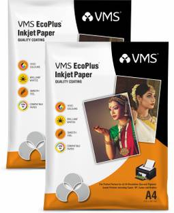 VMS Eco Plus Glossy Photo Paper (2x 50Sheets) A4 180 gsm Photo Paper