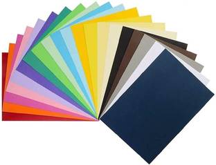 Eclet 100 Pack Colorful Thick Paper Cardstock 10 sheet each color Invitations, Greeting Cards Making, Postcards, Photos, Colorful,Cardstock A4 90 gsm A4 paper