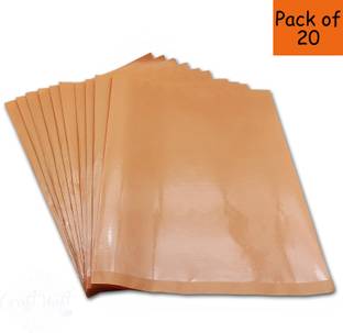 CRAFTWAFT Book Notebook Cover Laminated Large Sheets Single Side Laminated Plain 26.5X17.5 INCH LARGE 70 gsm A4 paper