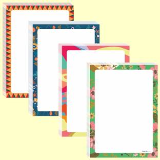 Vivid Print Neo Unruled 60 sheets Designer Project papers Unruled A4 100 gsm A4 paper