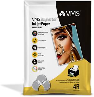 VMS Imperial High Glossy 4"x6" (4R) Photo Paper - 100 Sheets 260 gsm Inkjet Paper