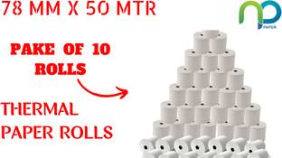 NPI Thermal Paper Roll POS 78MM X 50MTRS 50 gsm Paper Roll