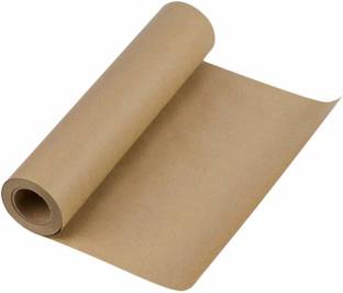 Bungbee Kraft Paper Roll 24 inches x 5 meter 180 gsm with increased Stiffness Plain 24 inches x 5 mtr 180 gsm Craft paper
