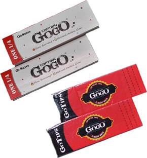 कैप्टन गोगो One1/4 White Skin and Roach book Smoking Slow Burning Gogo Paper अनरोल्ड 1/4 size पेपर रोल