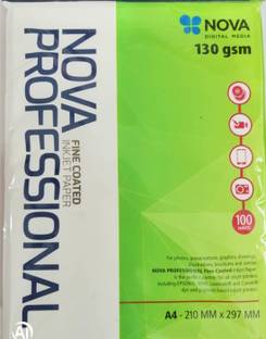 NOVA 130gsm 100 sheet glossy a4 130 gsm Inkjet Paper