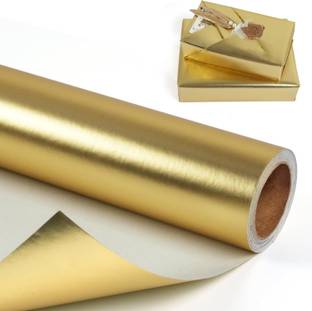 SUPERFAB Gift Wrapping Sheet Peel & Stick Self Adhesive For Birthday, Shower, Wedding Roll 12 inch Width X 48 inche length 300 gsm Paper Roll