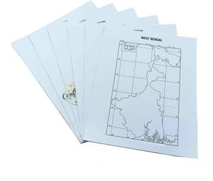 CRAFTWAFT PHYSICAL MAP WESTBENGAL BLANK A4 67 gsm A4 paper