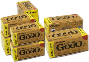CAPTAIN GOGO Gogo Brown Bleaches white Roll-Out Each Roll 5 mitre Roll out 5mtr 13 gsm Paper Roll