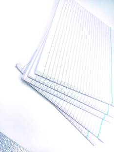 KRASHTIC Test Sheet Both Side Ruled For Exam Practice And Self Practice Set of 100 Sheet Both Side Ruled A4 80 gsm A4 paper