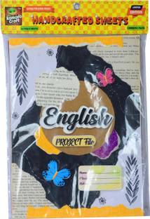 komodo craft KOMODO Handcrafted Project Sheets /English/ Ideal For School Project no 21 x 29 cm 180 gsm A4 paper