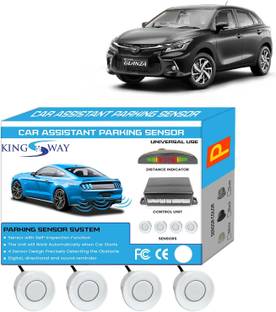 Kingsway White Reverse Parking Sensors for Glanza 2022 Onwards White Reverse Parking Sensors for Glanza 2022 Onwards Parking Sensor