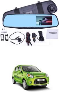 LOVMOTO Dual Lens Dvr Dash Camera 4.3inch Rearview Mirror For Al-to 80-0 Reverse Assist Camera System