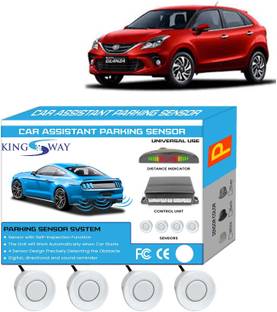 Kingsway White Reverse Parking Sensors for Glanza 2019 to 2022 White Reverse Parking Sensors for Glanza 2019 to 2022 Parking Sensor