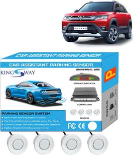 Kingsway White Reverse Parking Sensors for Brezza 2022 Onwards White Reverse Parking Sensors for Brezza 2022 Onwards Parking Sensor