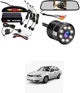 LOVMOTO Universal For Car Monitor with Reverse Parking Camera and Sensor For Ci-elo Reverse Assist Camera System