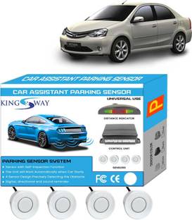 Kingsway White Reverse Parking Sensors for Etios 2010 to 2020 White Reverse Parking Sensors for Etios 2010 to 2020 Parking Sensor