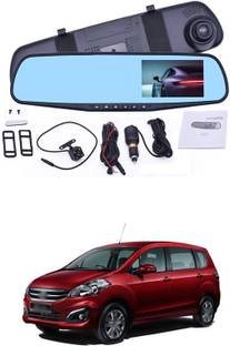 LOVMOTO Universal For Car Dual Lens Dvr Dash Camera 4.3inch Rearview Mirror For Ert-iga Reverse Assist Camera System