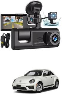 GONAMA Universal Dash Cam 3 Channel Front and Rear Inside Dash Camera for Cars SG248 In-car Camera System