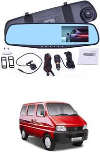 LOVMOTO Universal For Car Dual Lens Dvr Dash Camera 4.3inch Rearview Mirror For Ee-co Reverse Assist Camera System