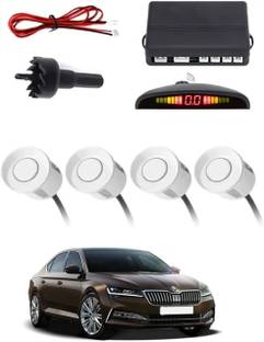 zplus 4White Parking Sensor With LED Display Increased Safety For Car-254 Safety of Passengers/Car One Alarm Kit-1607 Parking Sensor