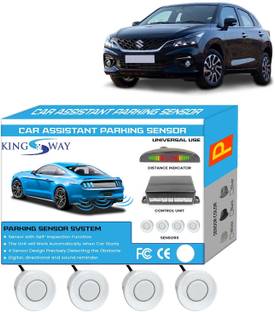 Kingsway White Reverse Parking Sensors for Baleno 2022 Onwards White Reverse Parking Sensors for Baleno 2022 Onwards Parking Sensor